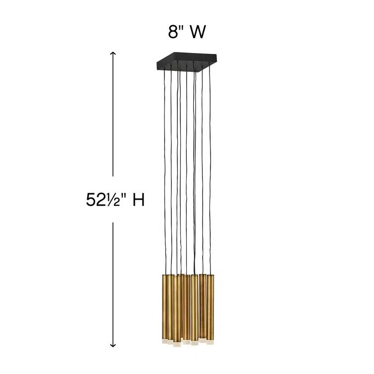Harmony 9-Light Adjustable Modern Pendant w/ Integrated LED
