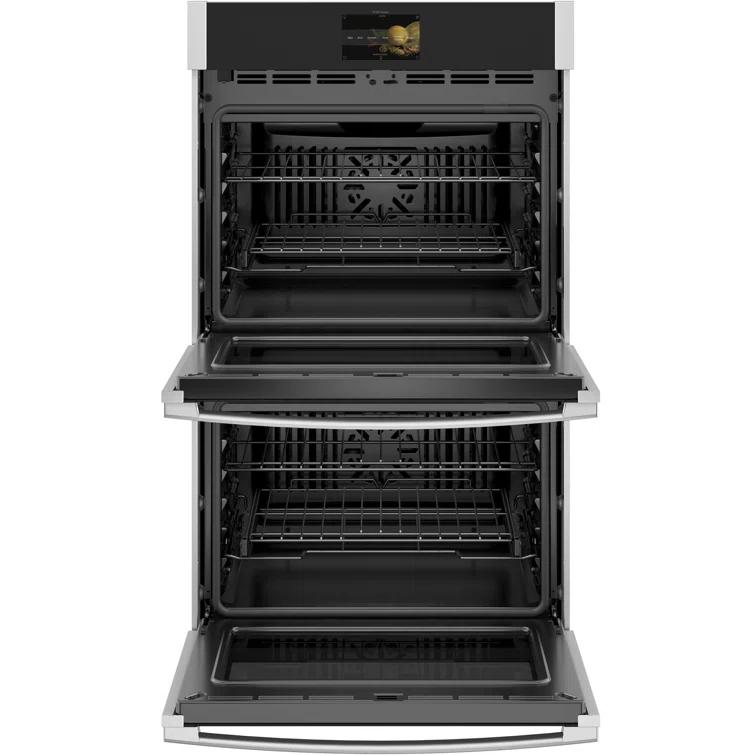 GE Profile™ GE Profile Smart Appliances 29.75" Self-Cleaning Convection Electric Double Wall Oven PTD7000SNSS