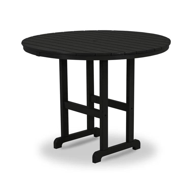 Round Farmhouse Counter Table