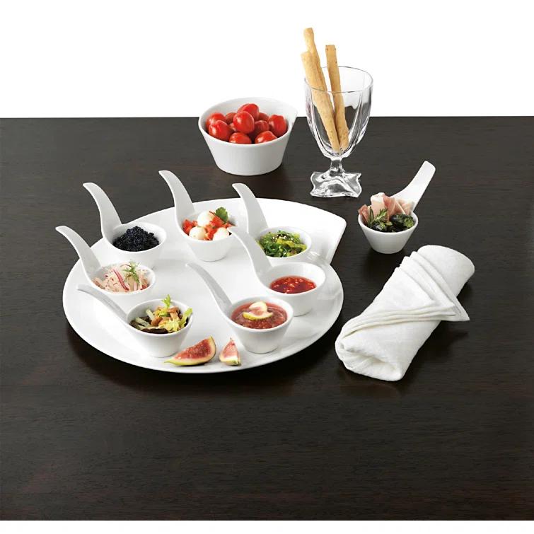 Villeroy & Boch Villeroy & Boch New Wave 5 Piece Antipasti Divided Serving Dish Set