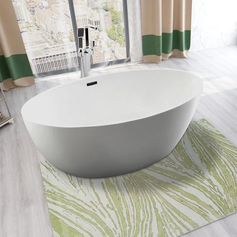 Freestanding Soaking Acrylic Bathtub