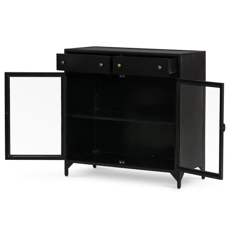 Malcom Small Curio Cabinet - Black