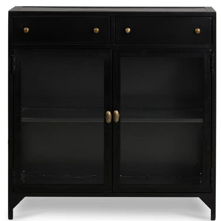 Malcom Small Curio Cabinet - Black
