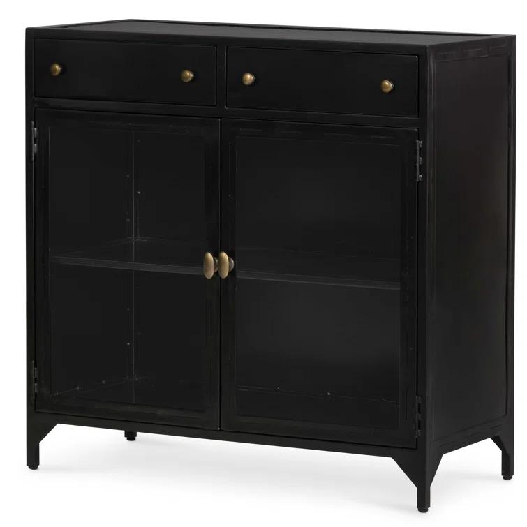 Malcom Small Curio Cabinet - Black