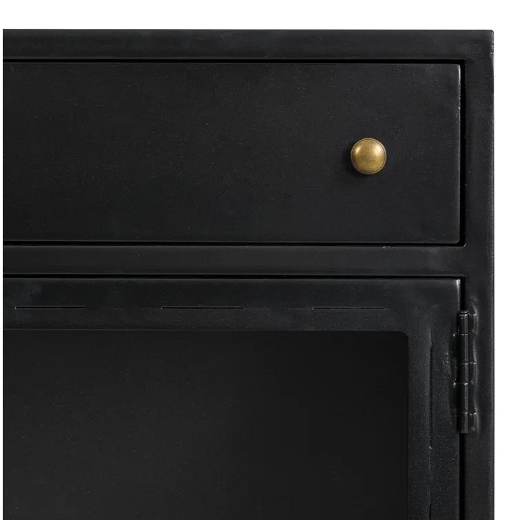 Malcom Small Curio Cabinet - Black