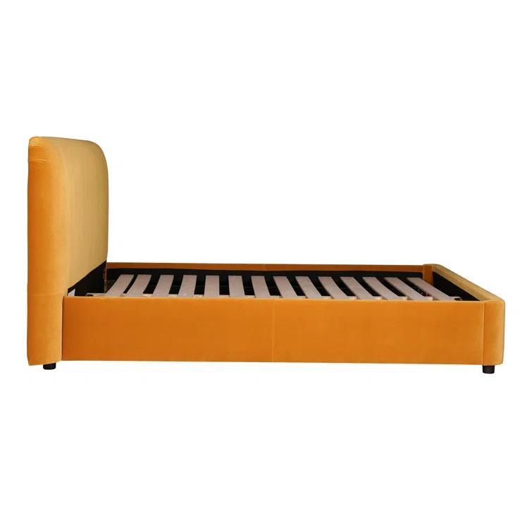 Zien Bed - Blue Velvet / King