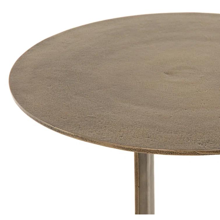 Alethea Indoor / Outdoor Side Table - Aged Bronze