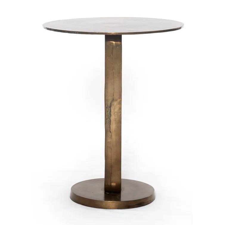Alethea Indoor / Outdoor Side Table - Aged Bronze