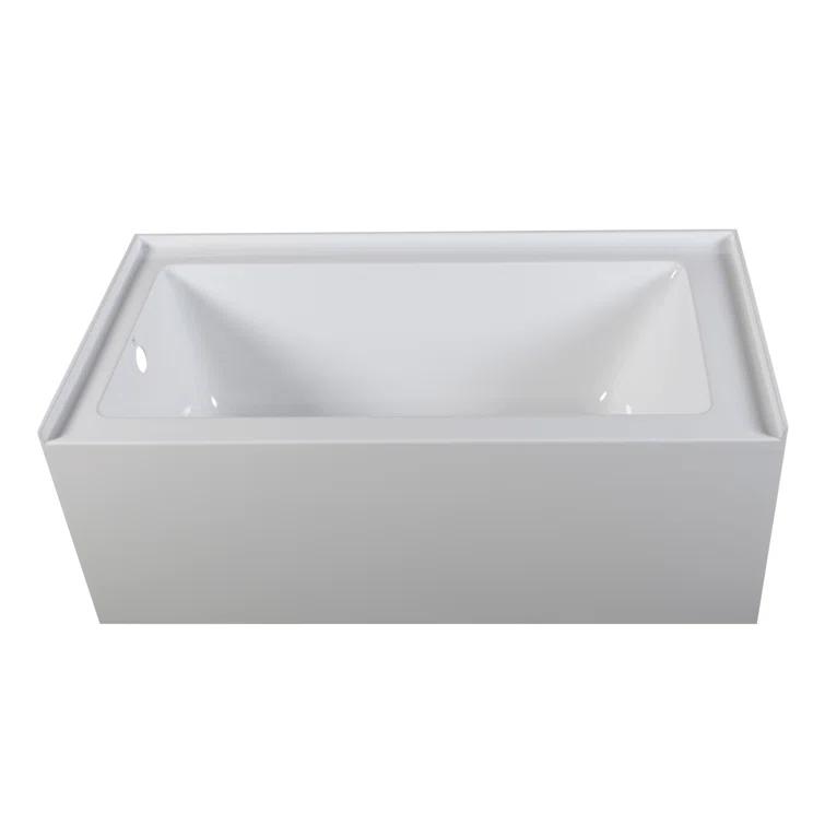 Apron Soaking Acrylic Bathtub