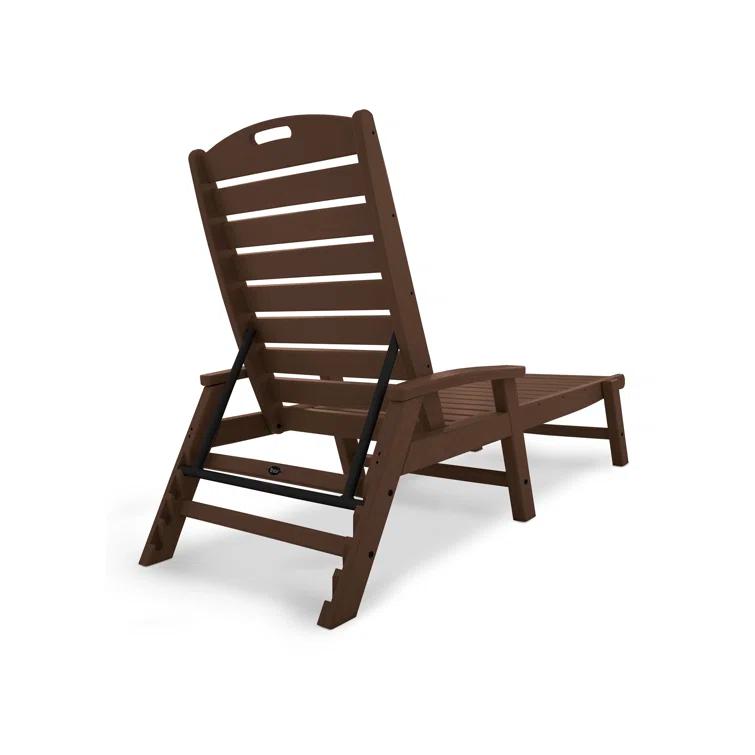 Yacht Club Chaise with Arms - Stackable