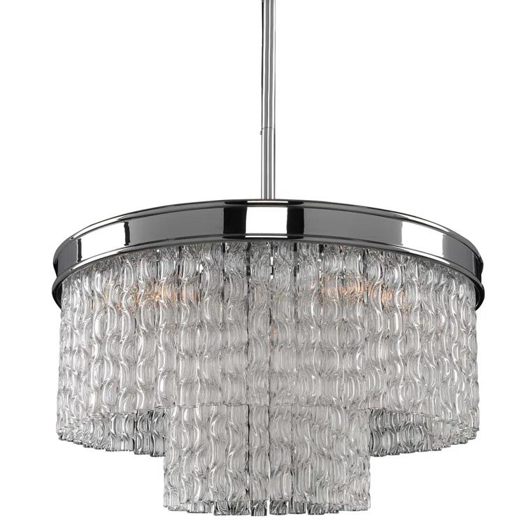 Savena 5 - Light Dimmable Tiered Chandelier