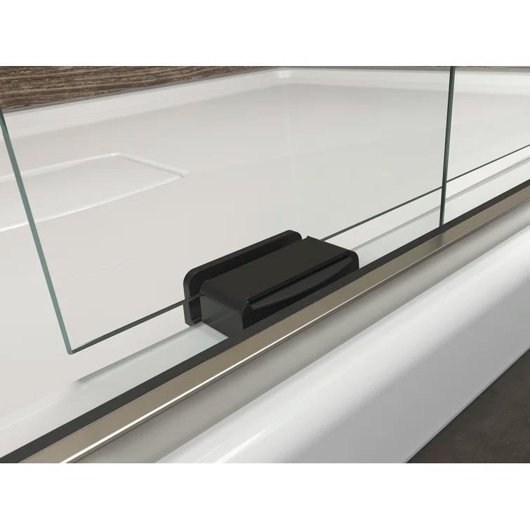 Levity 59.62" x 62" Bypass Bath Door with CleanCoat® Technology