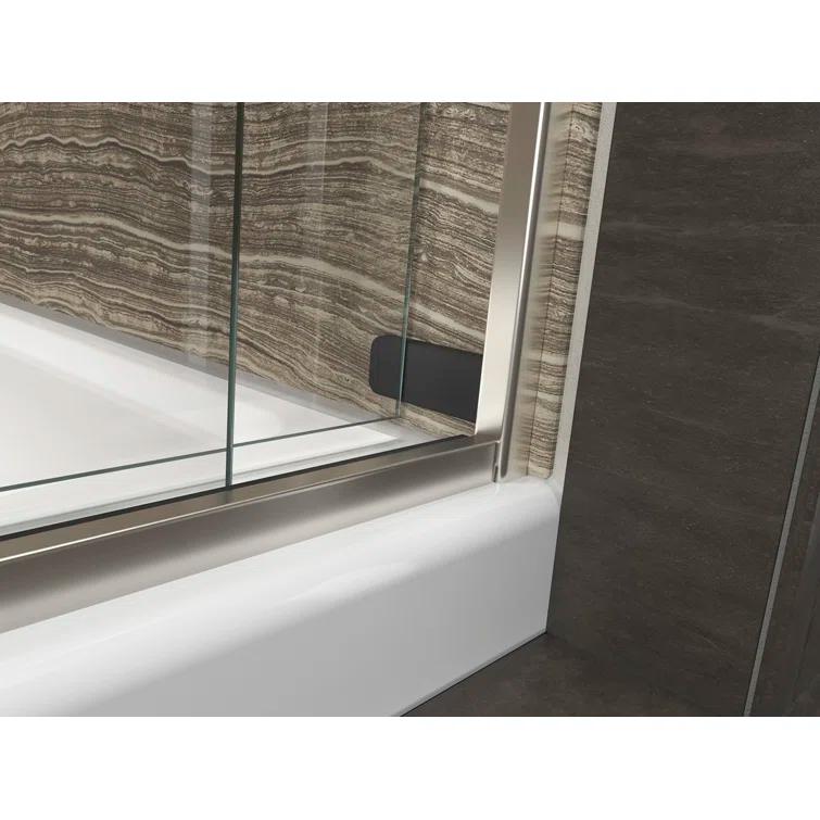 Levity 59.63" x 74" Bypass Shower Door with CleanCoat® Technology