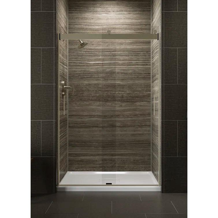 Levity 47.58" x 74" Bypass Shower Door with CleanCoat® Technology