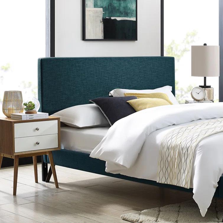 Modway Carson Carrington Stryn Upholstered Linen Fabric Headboard
