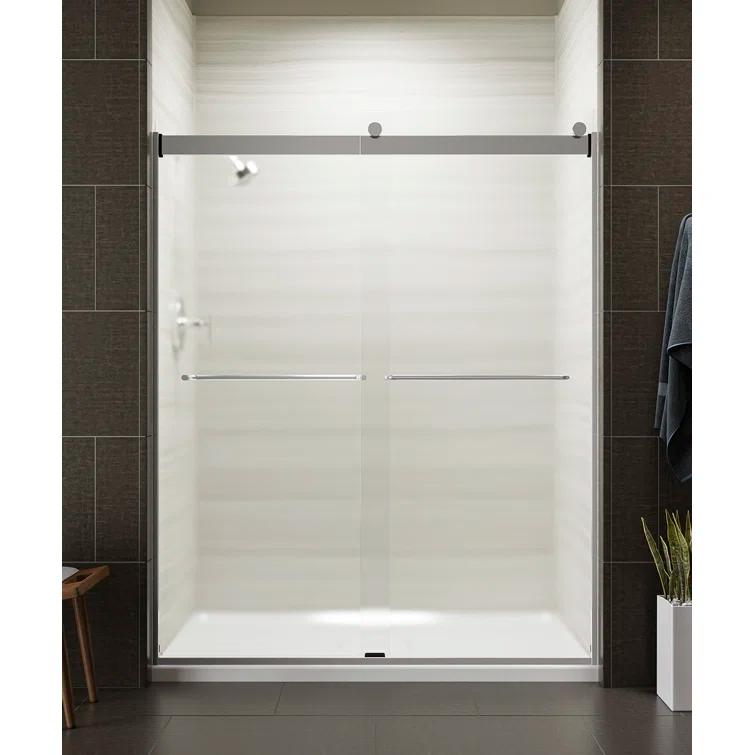 Levity 59.63" x 74" Bypass Shower Door with CleanCoat® Technology