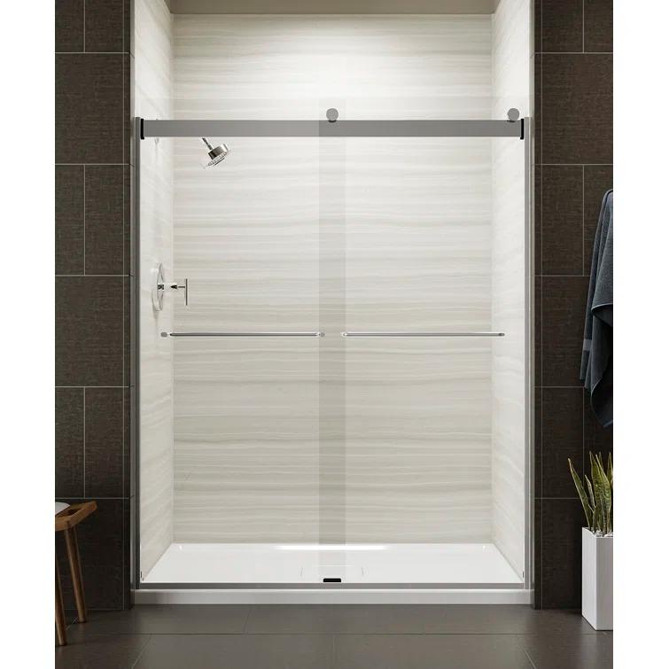 Levity 59.63" x 74" Bypass Shower Door with CleanCoat® Technology