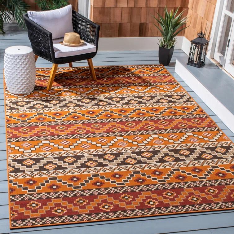 Northpoint Veranda Geometric Indoor/Outdoor Rug