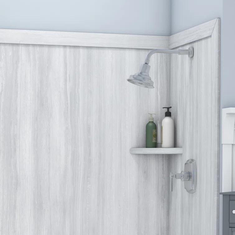 FlexStone Elite 60"W x 32"D x 60"H Alcove Bathtub Surround