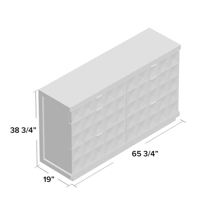 Axiom 65.56'' W 6 - Drawer Dresser