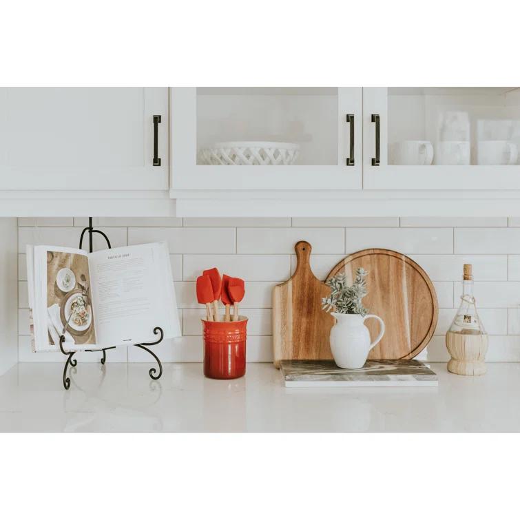 Le Creuset ® 5-Piece White Kitchen Utensils with Holder Set