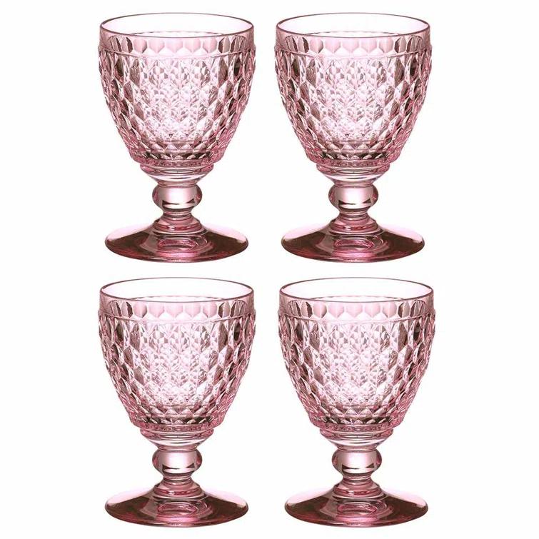 Villeroy & Boch Boston Colored Lead Free Crystal Goblet Set
