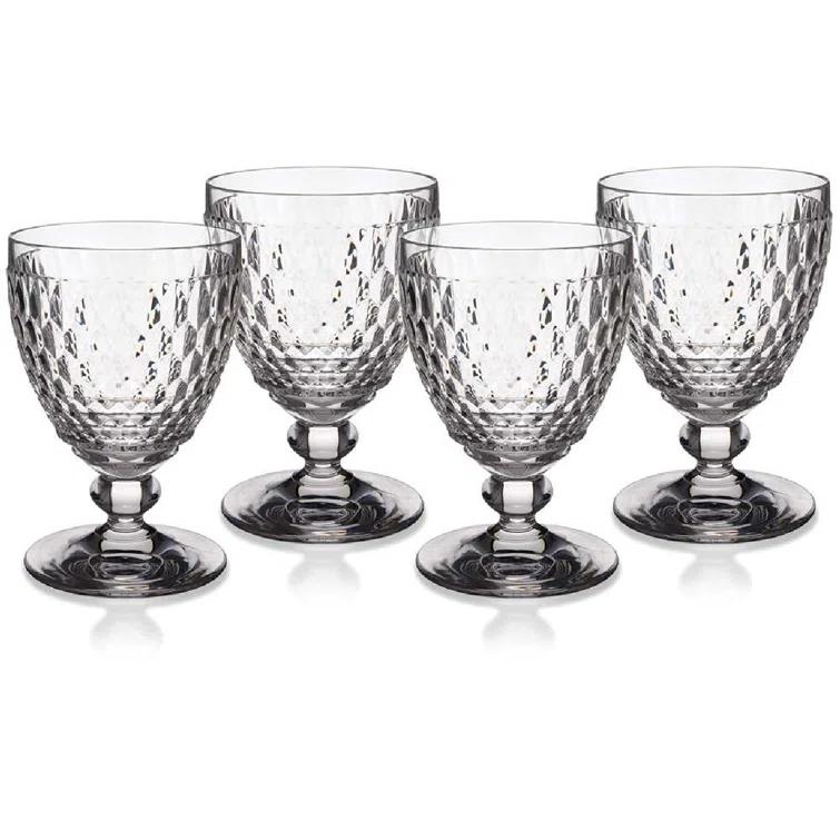Villeroy & Boch Boston Colored Lead Free Crystal Goblet Set