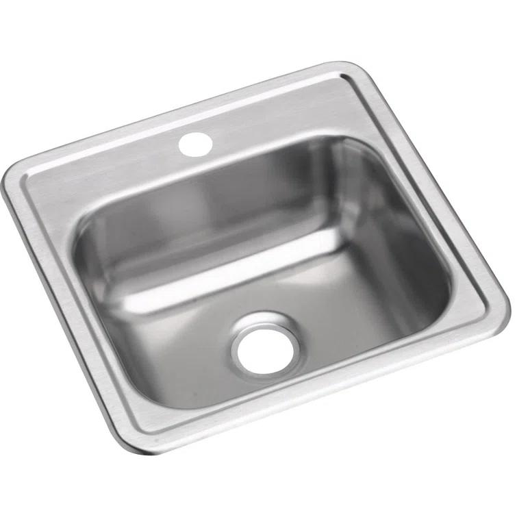 Dayton 15" L x 15" W Drop-In Bar Sink