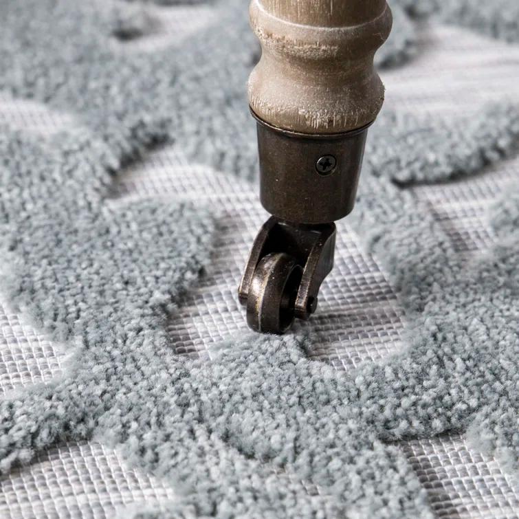 My Texas House Ladybird Harbor Blue High Low Indoor Outdoor Area Rug