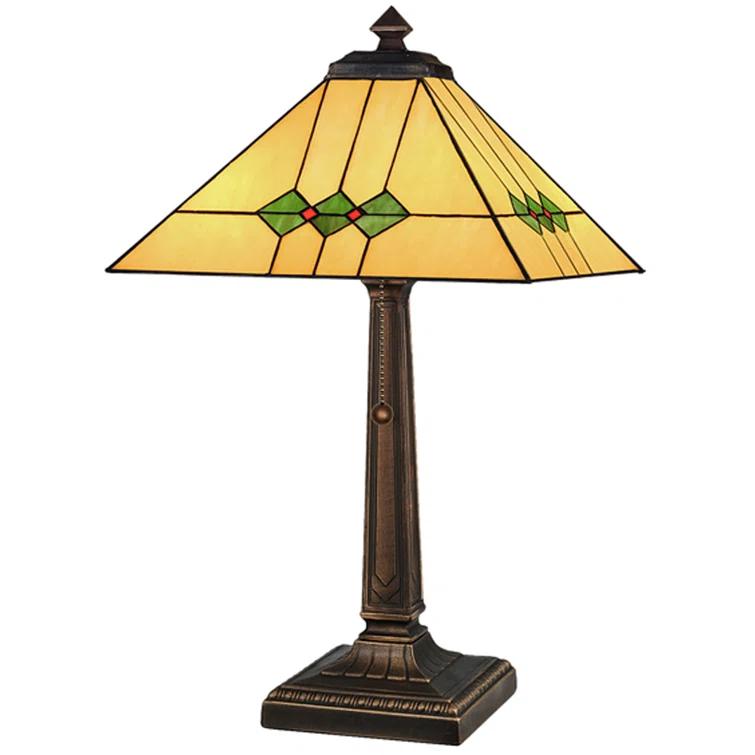 Meyda Lighting 22'H Martini Mission Table Lamp, Ha 59 Flame - 27855