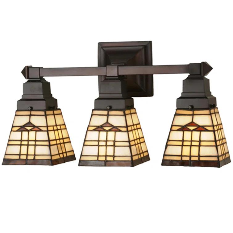 Meyda Tiffany & Stained Glass 3 - Light Dimmable Vanity Light