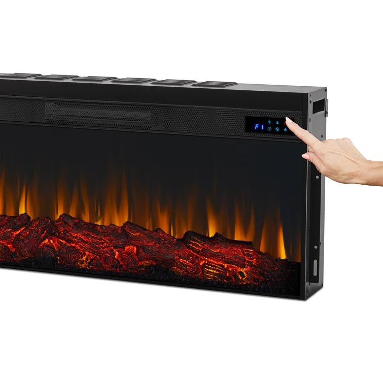 Alcott 75" Landscape Electric Fireplace by Real Flame