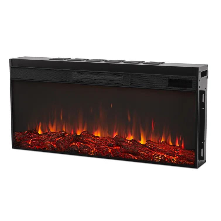 Real Flame Benjamin 81" Landscape TV Stand with Electric Fireplace by Real Flame