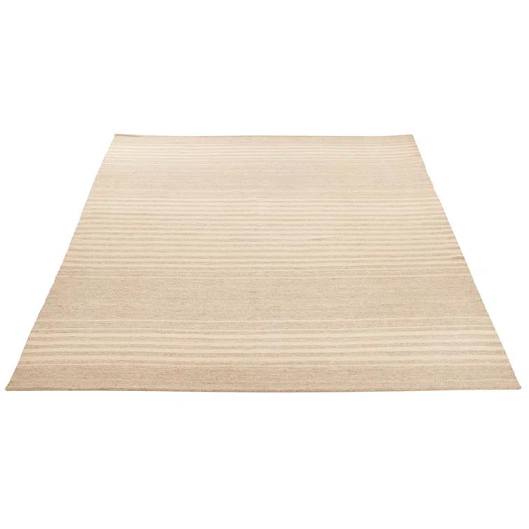 Dune Stripe 6' x 9' Wool Handmade Flat Woven Rug