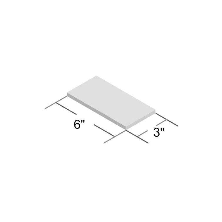 Barcelona 3x6 Blanco Polished Ceramic Subway Wall Tile (5.38 Sq. Ft. / Case)