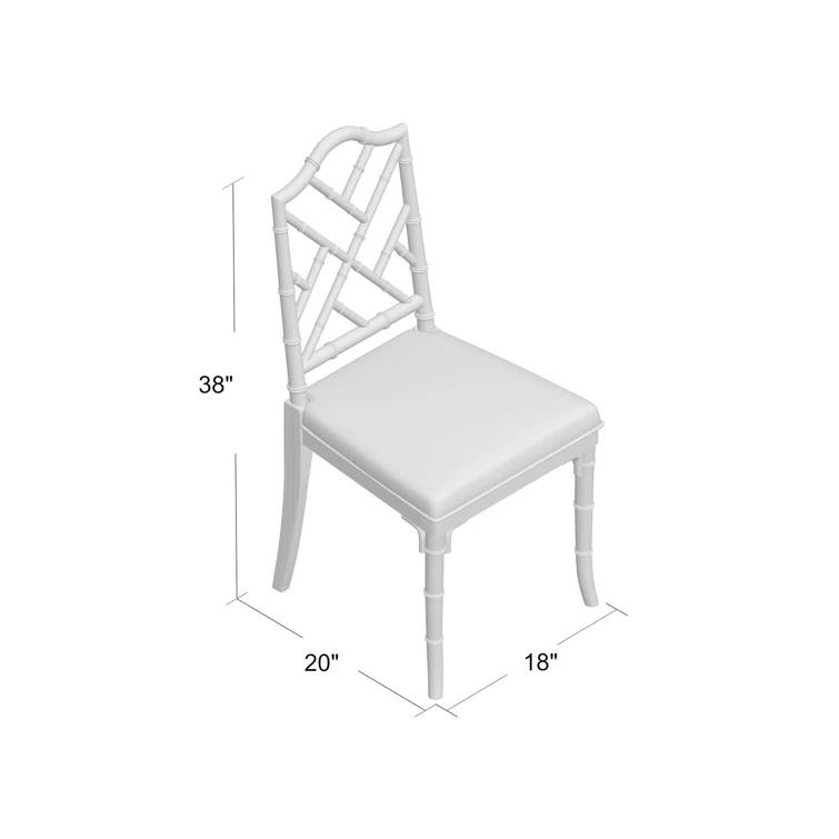 Fairfield 18.5'' H Linen Upholstered Oak Side Chair