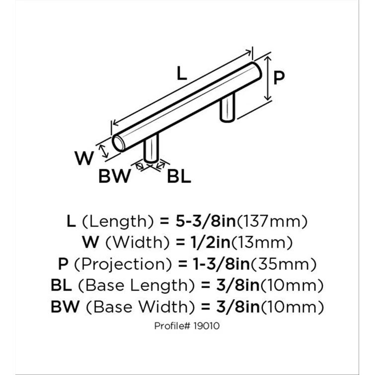 Bar Pulls Center to Center Bar Pull