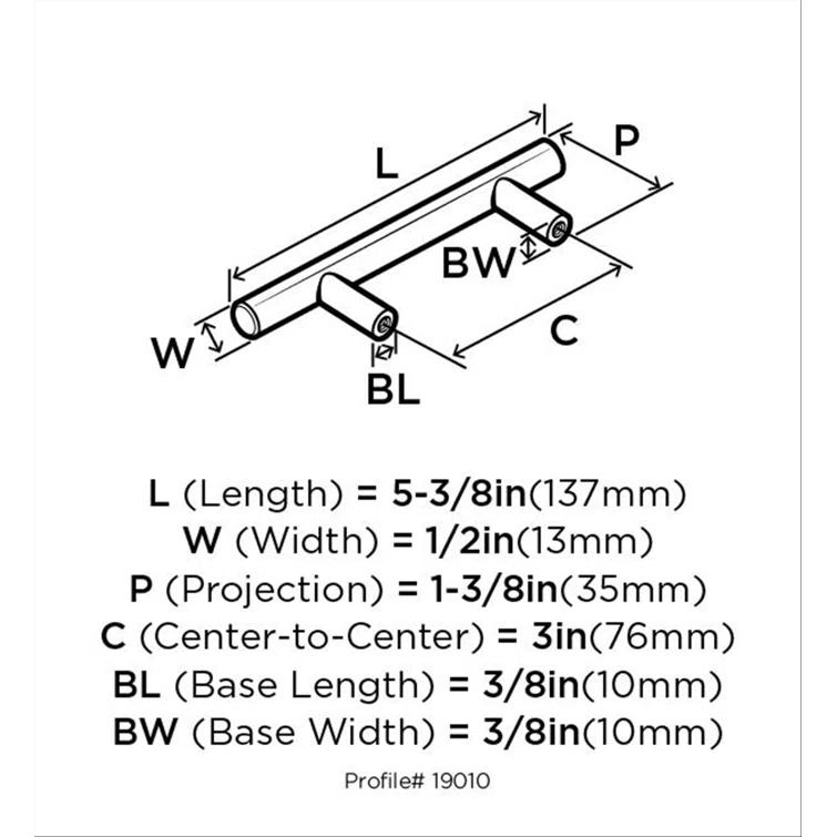 Bar Pulls Center to Center Bar Pull