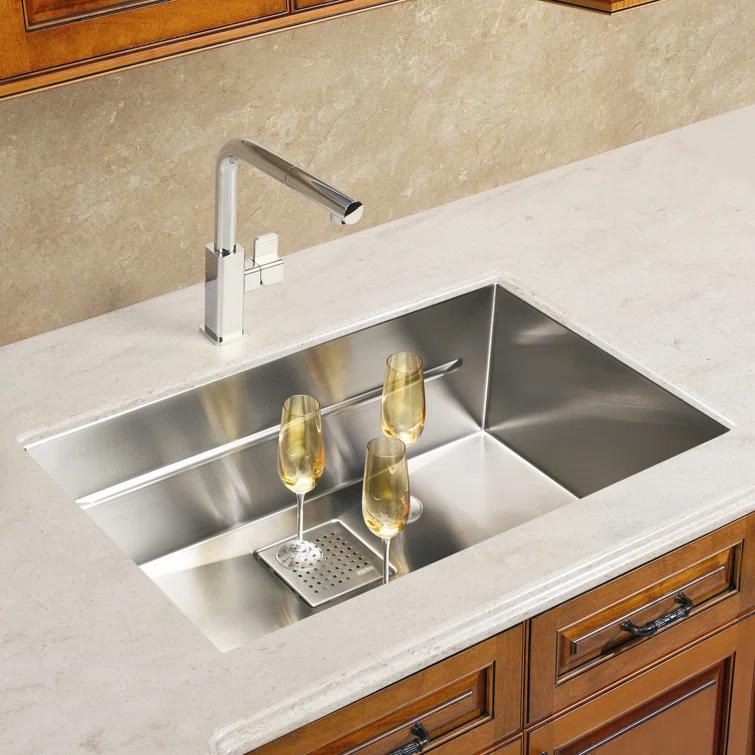 Peak 28.75" L x 17.75" W Undermount Kitchen Sink