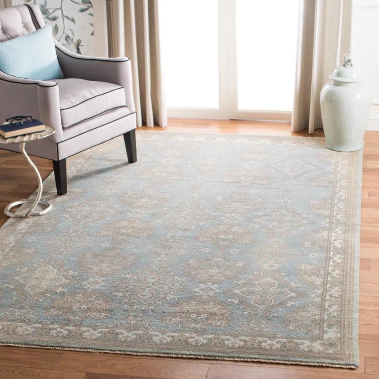 Sivas Hand Knotted New Zealand Wool Ikat Rug