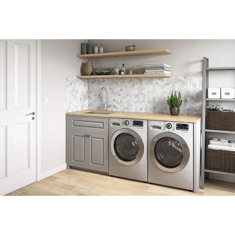 Ruvati 21" x 18" x 12" Deep Laundry Utility Sink Undermount 16 Gauge Stainless Steel