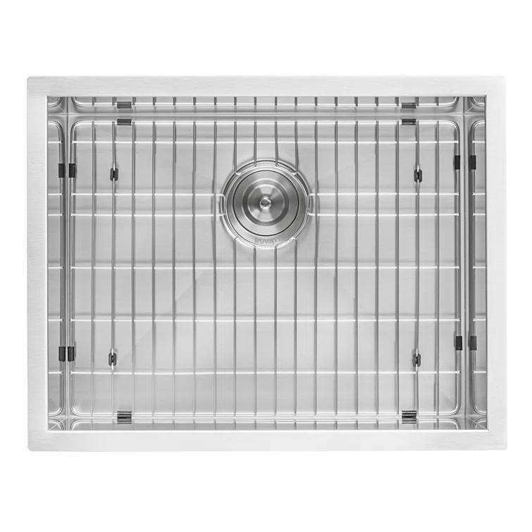 Ruvati 21" x 18" x 12" Deep Laundry Utility Sink Undermount 16 Gauge Stainless Steel