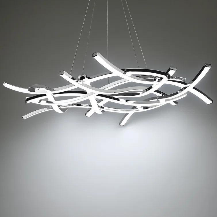 Divergence 9 - Light Dimmable LED Geometric Chandelier