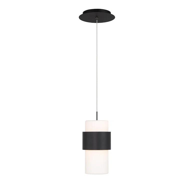 Banded 1 - Light LED Cylinder Pendant