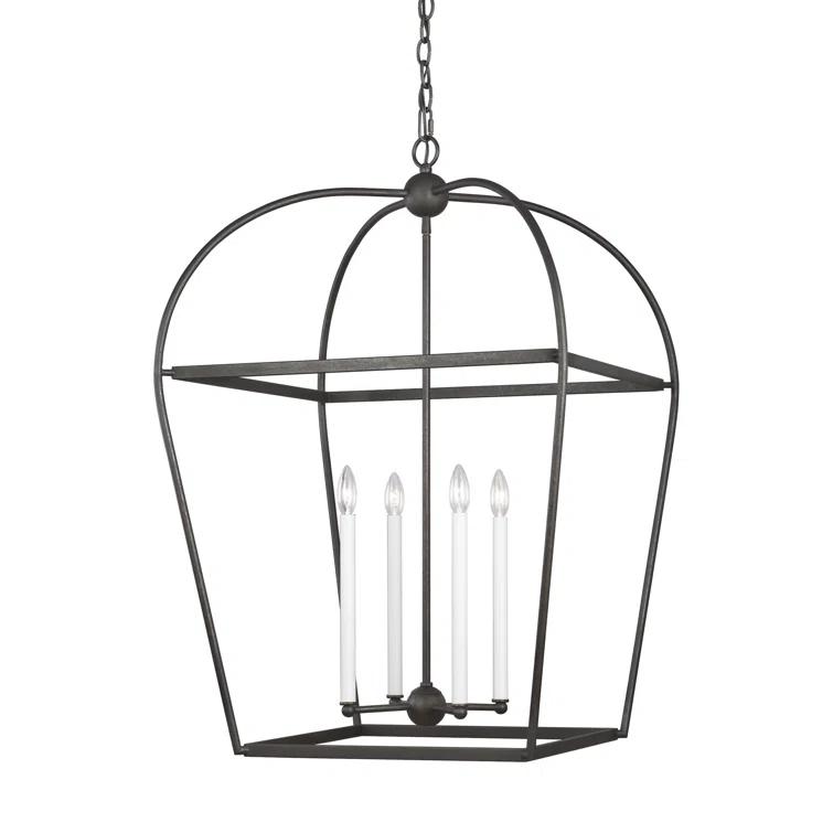 Andy 4 - Light Dimmable Lantern Geometric Chandelier