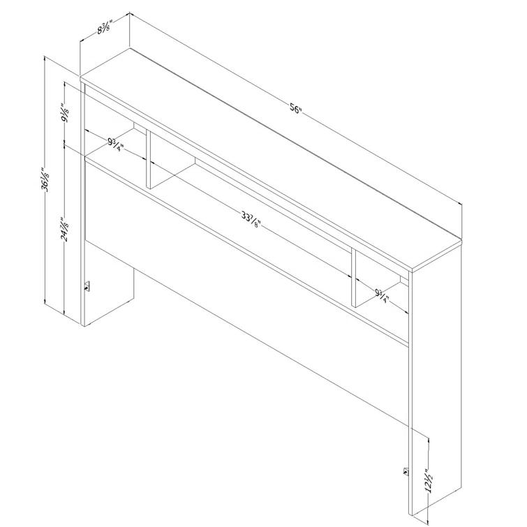 Spark Bookcase Headboard