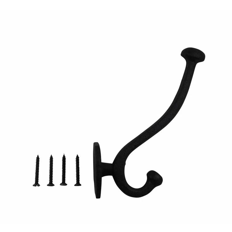 Double Wall Mount Hooks 5" Jacket Hanger