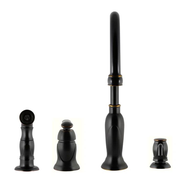 Alcott Hill® Alcott Hill® Helen Kitchen Faucet with Side Spray and Soap Dispenser