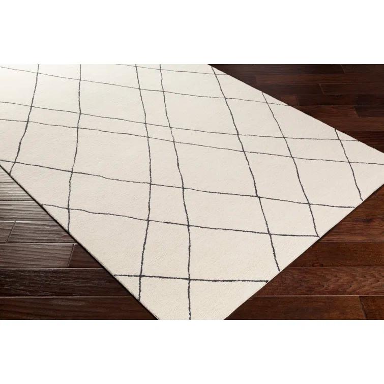 Seaton Wool Black/Cream Rug