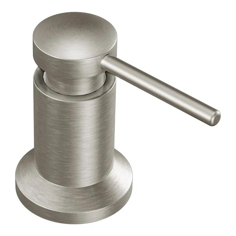 Moen Deck Mounted Kitchen Soap Dispenser with Refillable Bottle